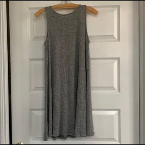 High neck swing dress